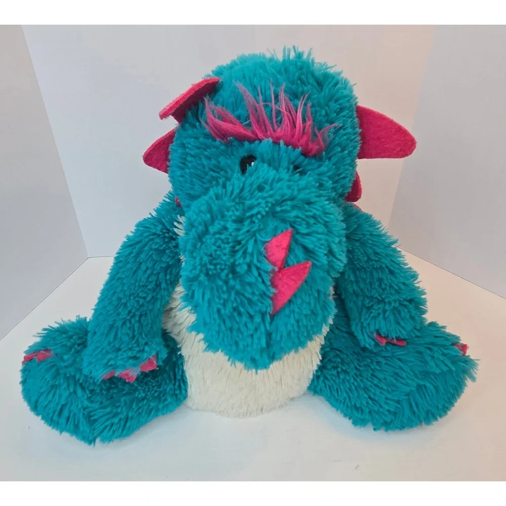 Intelex Warm and Cosy Heatable Blue Dragon Plush Stuffed‎ Animal 9 Inches